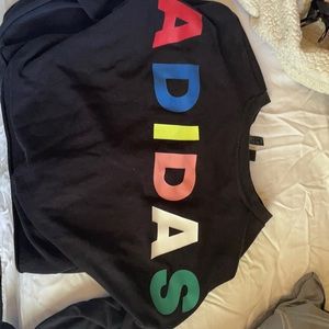 addidas crop sweater